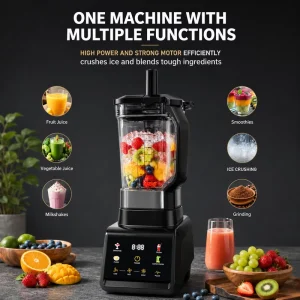 Licuadora 3 in 1 High Speed Ice Crushing Power Table Blender Smoothie Electric Commercial Household Machine Juicer Blenders