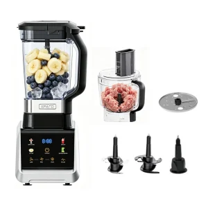 Licuadora 4 in 1 Multi function Smoothie Blender Food Processor Ice Crusher Meat Grinder Blender Machine Home Kitchen Appliances