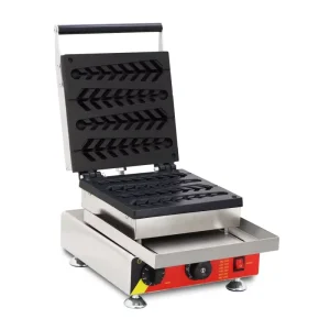 Lolly Waffle Maker Machine Pine Shape Waffle Making Machine