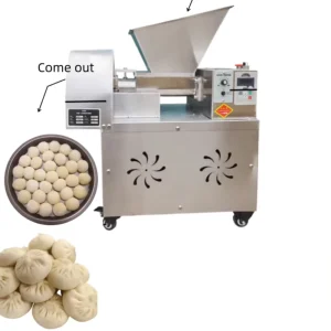 Low Noise Small Stainless Steel 304 Fully Automatic Precise Weight Division Non Stick Surface Pita Dough Ball Rounder