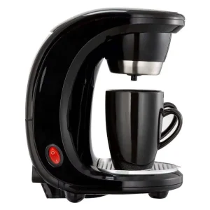Low Power 450w 300ml 2cups Instant Auto Drip Coffee Machine for Commercial Cafe Use with Filter