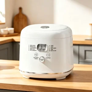 Low Sugar Multi Cooker Electric Automatic Rice Cooker 5L with 24H Timer Keep Warm and 9 Cooking Modes