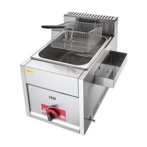 Lp Gas China 12L Two Basket Electric Deep Fryer Full Size Double Mini Deep Fryer Electric Industrial Restaurant Deep Fryer