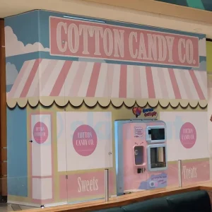 Luxury Magic Candy Cotton Floss Flower Vending Machine Electric Candy Machine Factory Maker