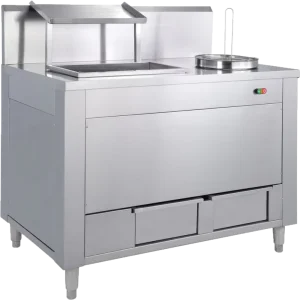 MIJIAGAO Electric Breading Table Automatic Chicken Fish Coating Machine Stainless Steel Heater Steamer for Commercial Kitchen