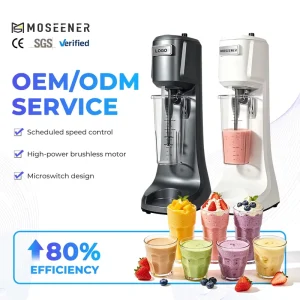 MOSEEENER MOSEEENER Blender Milkshake Machine Stand Mixer Milk Frother Kitchen Appliances Drink Mixer Milkshake Maker