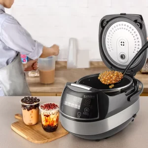 MOSEENER 5L Commercial Cook Fast Cookers 220 Volt Manufacture Home Electric Deluxe Rice Cooker for Tea Equipment