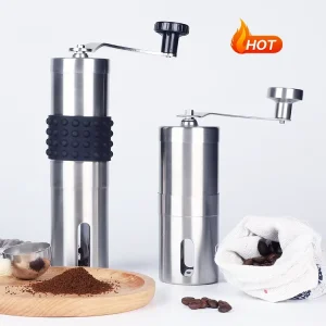 MSC 1 MSC 2 Stainless Steel Manual Hand Crank Coffee Grinder for Hotel Outdoor and Car Use 20g Capacity