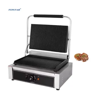 Made in China Panini Press Machine Electric Sandwich Maker Commercial Contact Grill