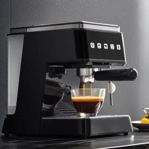 Making Cappuccino Latte Multifunctional Semi automatic Espresso Machine