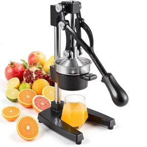 Manual Citrus Juicer Commercial Grade Professional Heavy Duty Portable Removable Strainer Juice Extractor for Orange Lemon