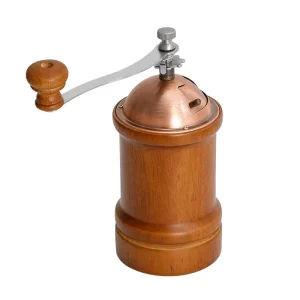 Manual Coffee Bean Grinder Wooden Mill SS Ceramic Carbon Steel Grinder Large Capacity Hand Crank Antique Finish Eco Friendly