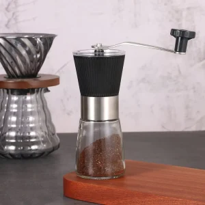 Manual Coffee Grinders Portable Home Outdoor Food Grade Coffee Makers with Ceramic Grinding Adjustable Mill