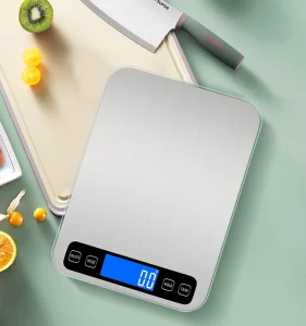 Manual Electric Digital Stainless Steel Food Scale 0.1G Division Electronic Kitchen Scales Digital
