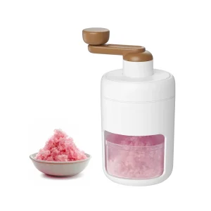 Manual Flexible Plastic Snow Cone Smoothie Maker Ice Block Breaking Mini Ice Shaver for Home Use
