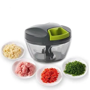 Manual Food Processor Portable Food Chopper Vegetable Cutter Hand Pull String Garlic Mincer Onion Cutter Vegetables Crusher