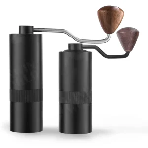 Manual Hand Coffee Grinder With Straight Handle for French Press Drip Espresso Stainless Steel Conical Burr Mill