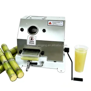 Manual Home Use Mini Commercial Tabletop Clamshell Easy to Clean Cold Press Automatic Sugarcane Juicer Machine for Juice Bar