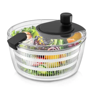 Manual Plastic Multi Purpose Salad Spinner Vegetable Washer Dryer Salad Tools Microwave Oven Safe