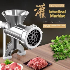 Manual Sausage Stuffer Grinder Garlic Slicer Pepper Crusher Vegetable Cutter Household Sausage Making Tool
