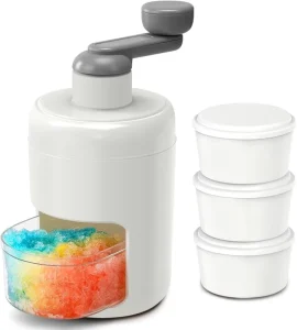 Manual Snow Cone Smoothie Maker Ice Block Breaking Slush Machine Manual Ice Crusher Mini Ice Shaver