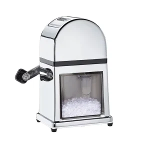 Manual Stainless Steel Ice Maker Professional Homemade Small Mobile Hand Shavers Machine Manual Ice Block Crusher