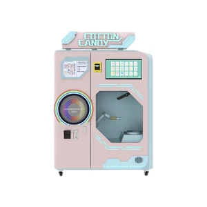 Manufacture Commercial Marshmallow Maker Full Automatic Flowers Touch Screen Vending Industrial Cotton Candy Floss Machine