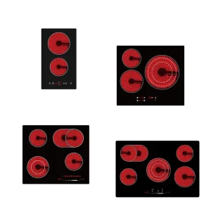 Manufacture OEM Design Electric Infrared Induction Cooker 6400w 220v Top Glass Ceramic Cooktop Built-in Infrared Cooktop