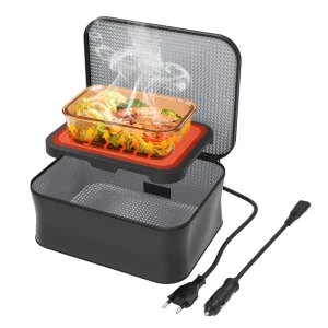 Manufacturer 12V 240V Portable Electric Lunch Bag Heating Box Customized Travel Food Warmer