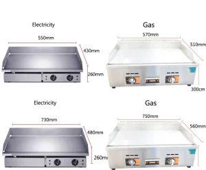 Manufacturer Commercial kitchen table Gas Grill Griddle Electric Griddle