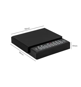 Manufacturer Durable Kitchen Silicone Mat Digital Coffee Scale with Scale Tray Digital Display Mini Scale