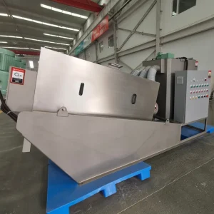 Manufacturer Factory Wastewater Sludge Dehydrated Screw WWTP Multi Disc Slurry Dewatering Press Dehydrator DAF Scum Dryer