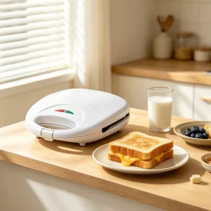 Manufacturer Supply JD20302 Electric Sandwich Press ODM Custom Color Fixed Plate Sandwich Maker for Distributors