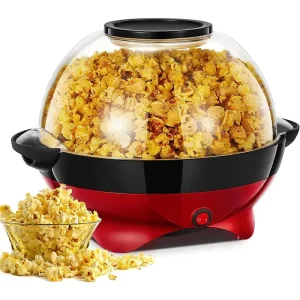 Maquina De Palomita 110V 220V 850W Pop Corn Machine Electric Automatic Hot Air Mini Popcorn Maker