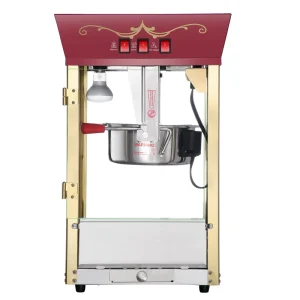 Matinee Movie Popcorn Machine 8 Ounce With Cart Red Top 6091