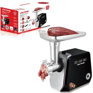 Meat Grinder Moledora De Carne 1000W Power Stainless Steel Blade Large Storage Box Sausage and Kebbe Accessories
