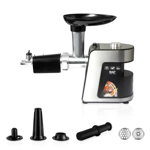 Meat Grinders and Slicers 8 in 1 Multi Function Cut Vegetables and Fruits Detachable Parts Stainless Steel
