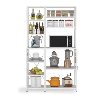 Microwave Oven Stand Kitchen Bakers Rack Utility Cart Storage Shelf Organizer Kitchen Islands Carts