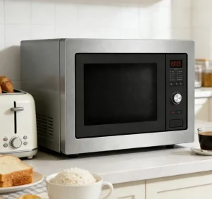 Microwave Oven for Office and Apartment Use Low Noise Energy efficient Compact and Space saving