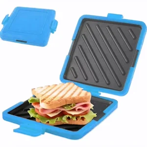 Microwave Sandwich Maker Grilled Cheese Sandwich Maker Munchy Toastie Maker Dishwasher Safe Panini Press for Travel