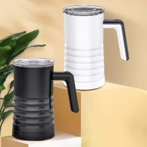 Milk Frother 4 in 1 Milk Frother and Steamer Large Capacity Electric Milk Steamer Automatic Cold and Hot Foam Maker for Lattes