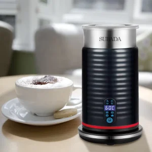 Milk Frother Coffee Maker Hot/Cold Latte Automatic Handheld Milk Foam Maker 110V/220V