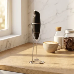 Milk Frother Electric Automatic Milk Foam Handheld Milk Frother with Stand