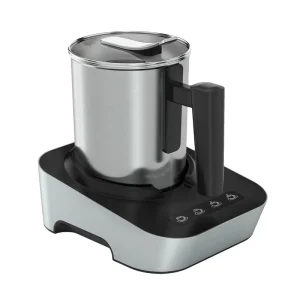 Milk Frother New Stainless Steel Design with Automatic Hot Cold Temperature Control for Preparation