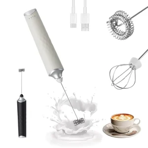 Milk Frother Portable Automatic Electric Powered Foam Latte Maker Coffee Whisk Mixer