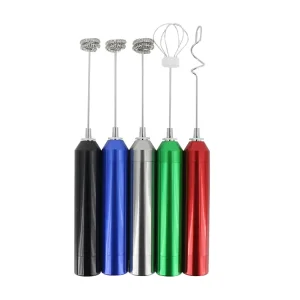 Milk Frother Rechargeable Handheld Electric Whisk Coffee Mixer With 3 Speed Adjustable Whisks Foam Maker Usb Frother