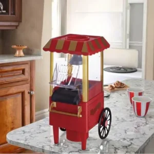 Mini 1106 Electric Hot Air Popcorn Maker Durable Plastic Household Kitchen Appliance