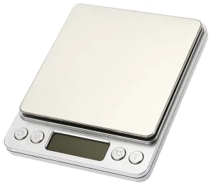 Mini 3000g/0.1g Precision Stainless Steel Digital Scale Blue Backlit LCD Display OEM Customizable Pocket Scale for Kitchen