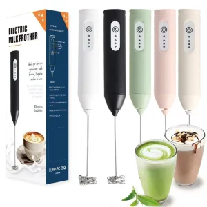Mini Automatic Electric Handheld Milk Frother Modern Battery Operated Manual Milk Whisk for Tea Coffee Milk