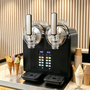 Mini Automatic Ice Cream Machine 220V Commercial Use